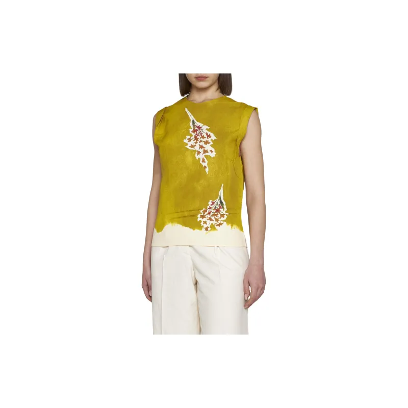 PRADA T Shirts Women's Yellow-2