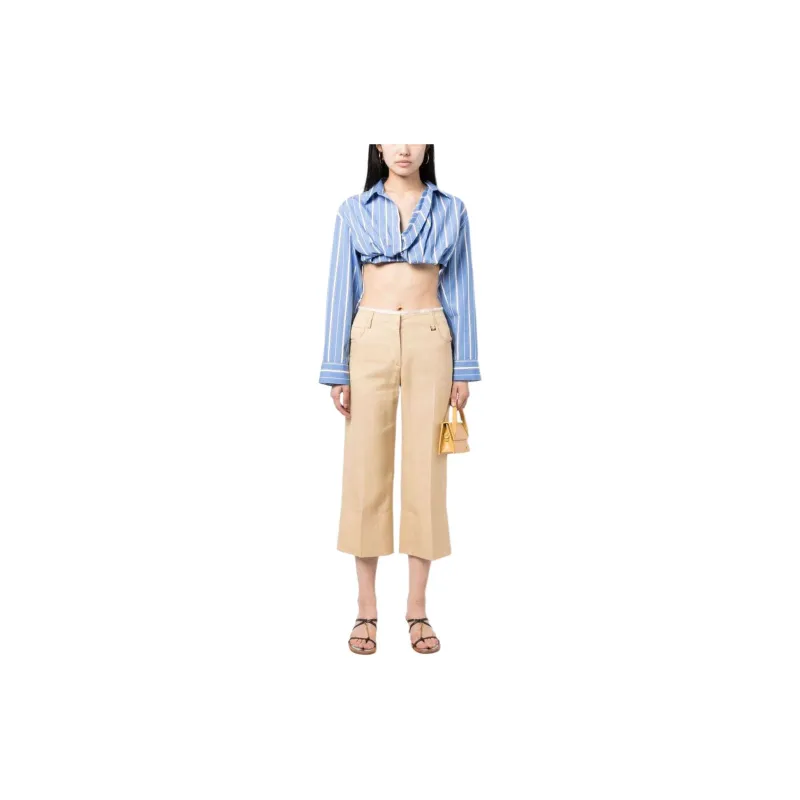 Jacquemus Le Pantalon Cropped Trousers-1