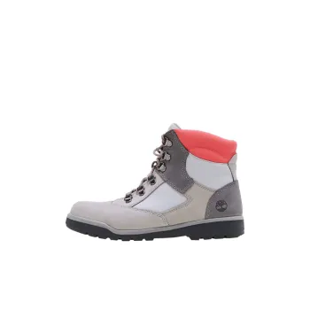 Timberland Cushioning, Wear Resistant High Top Kids' Outdoor Shoes Gray Pink Kids'