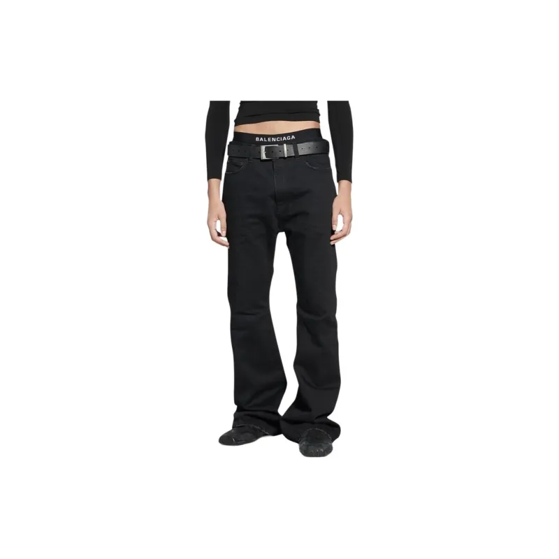 Balenciaga SS22 Jeans Women's Black-1