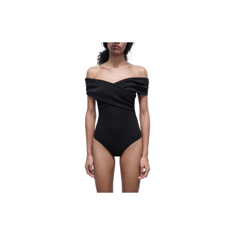 ZARA Bodysuits Women's Black-2