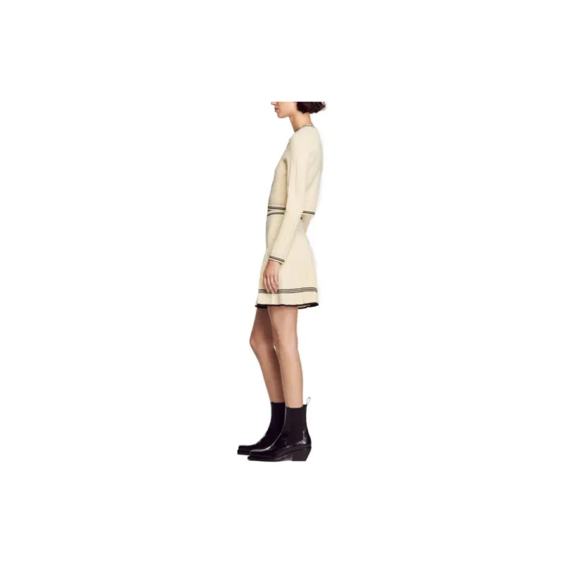 Sandro Casual Short Skirts Women's Light Umber-1
