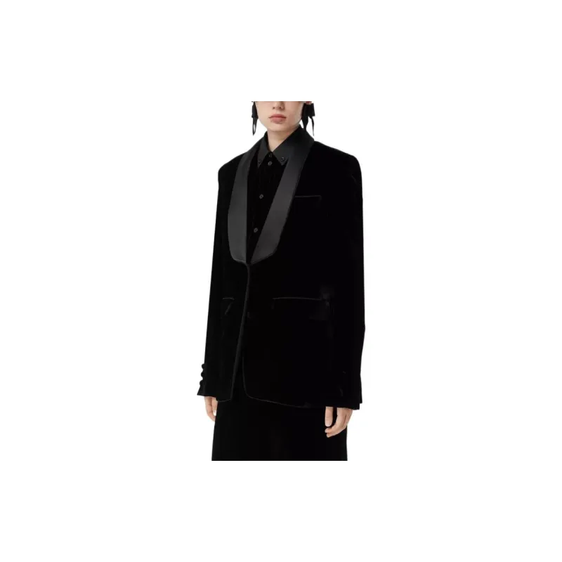 Burberry Jackets Women's Black-3
