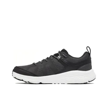 Columbia Cushioned Slip Resistant Low Top Trekking Shoes Men's Black White
