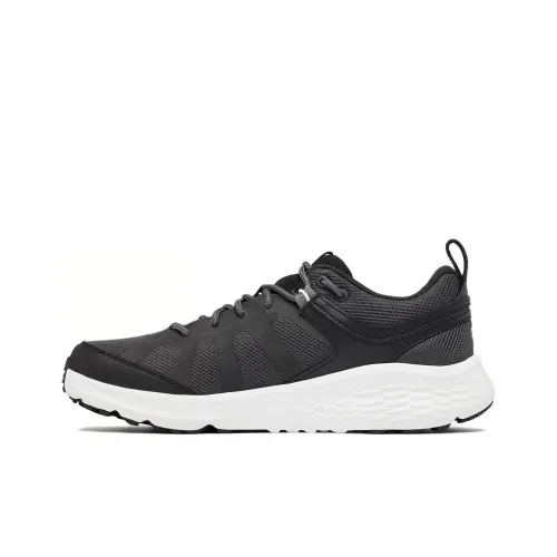 Columbia Cushioned Slip Resistant Low Top Trekking Shoes Men's Black White