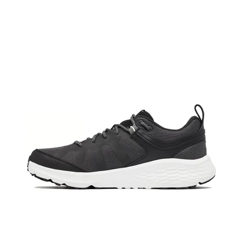 Columbia Cushioned Slip Resistant Low Top Trekking Shoes Men's Black White-0