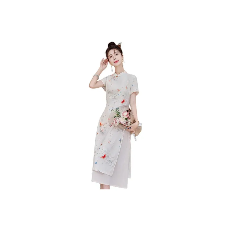 Fele.d Cheongsams Women's-5