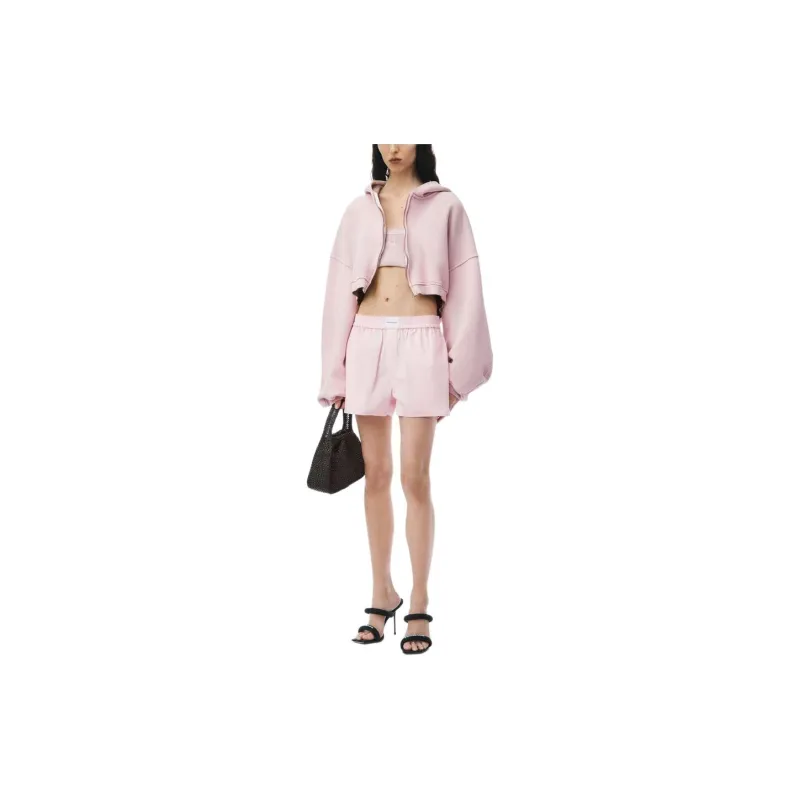 T By Alexander Wang Classic Boxer Shorts Light Pink-2