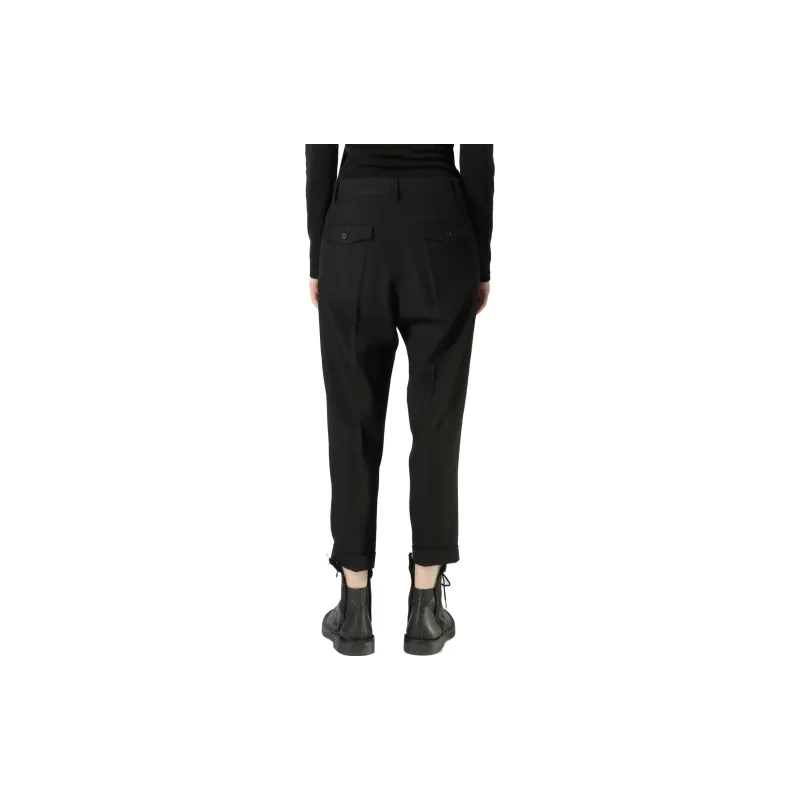 Yohji Yamamoto Regulation R-Mackin Pants 'Black'-4