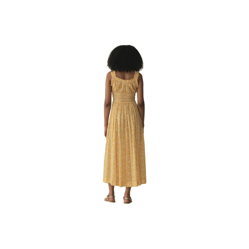 DOEN EMMARETTA DRESS Slip Dresses Women's Yellow-2