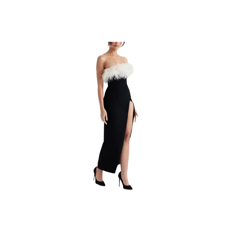 HOUSE OF CB Sarai Evening Dress Women's BLACK/Black-5