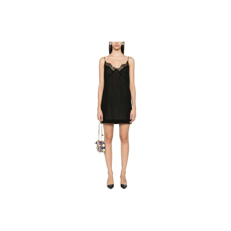 Blumarine Lace trim Mini Dress-1