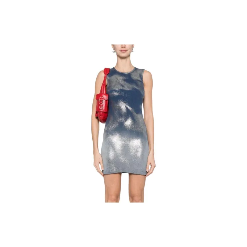 DIESEL Metallic finish Cotton Dress-1