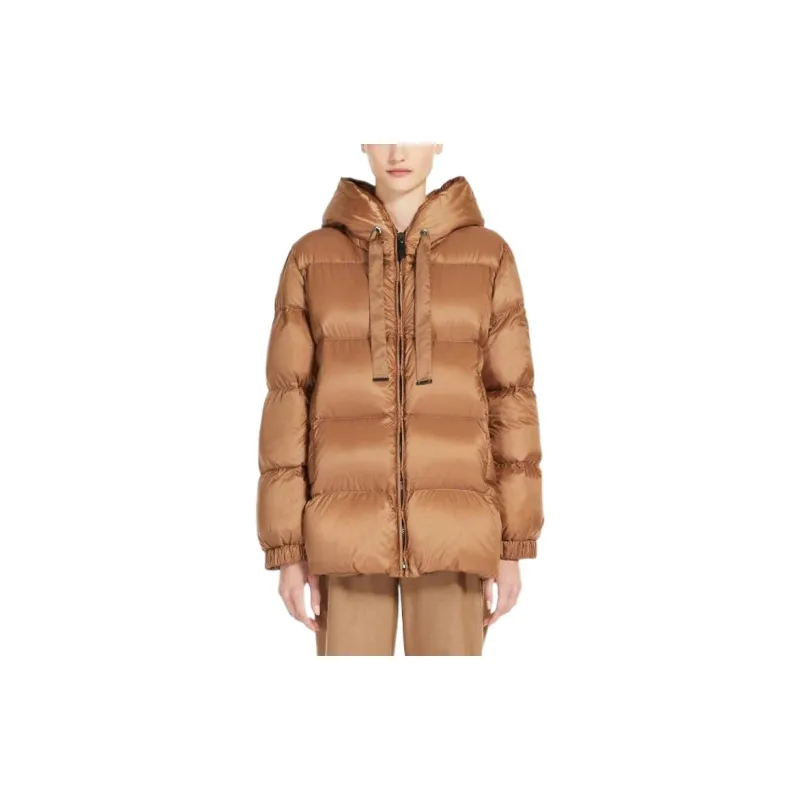 MaxMara Down Jacket Women's Brown-1