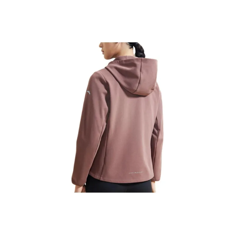 ANTA Running Collection Down Jackets Women's Dusty Purple Gray-3