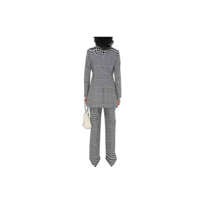 Burberry Jackets Coats Women's Black White-2