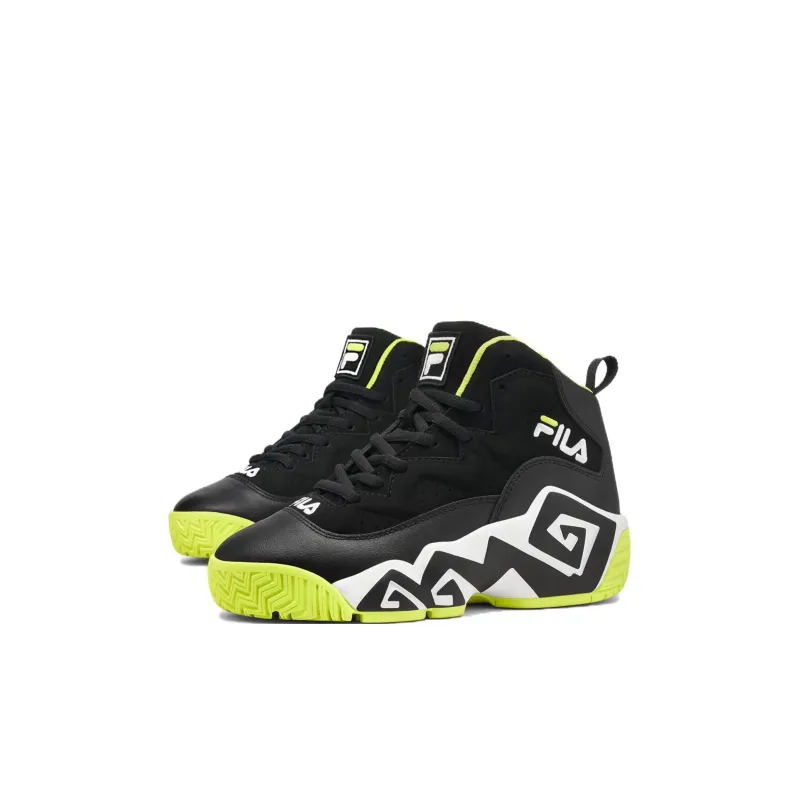 FILA KIDS MB Anti Slip Wear Resistant High Top Children's Basketball Shoes Green Kids'-2