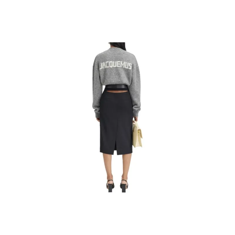 Jacquemus La Maille Sweater 'Grey'-3
