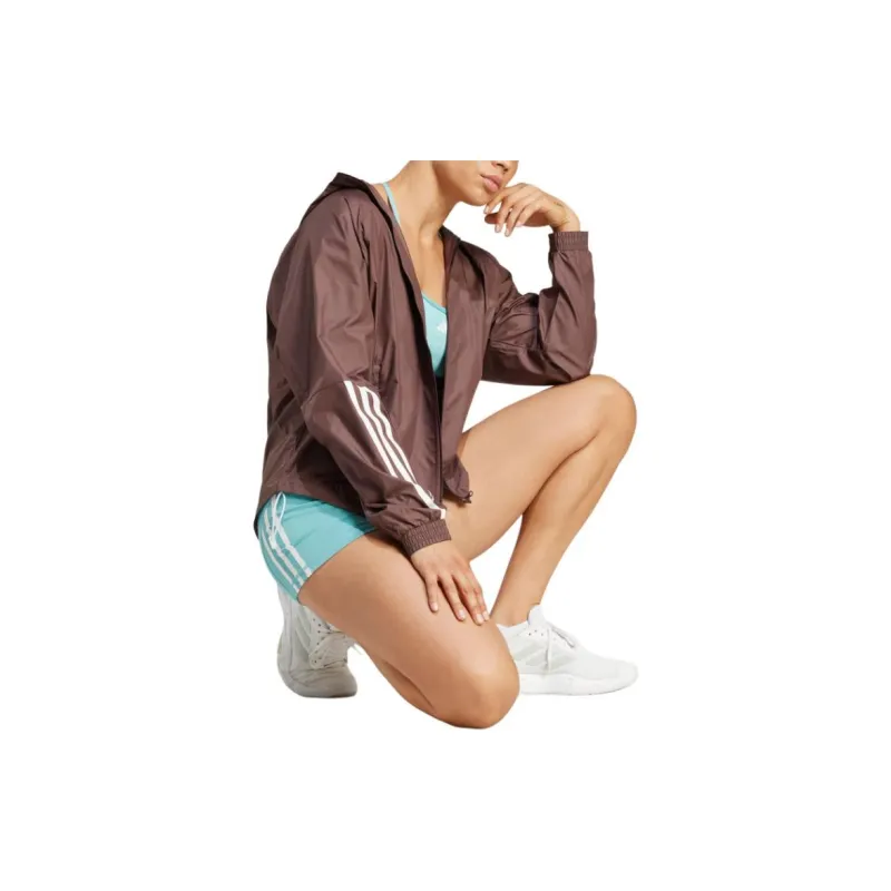 Adidas WIND.RDY HYPERGLAM WINDBREAKER Jackets & Coats Women's Brown-4