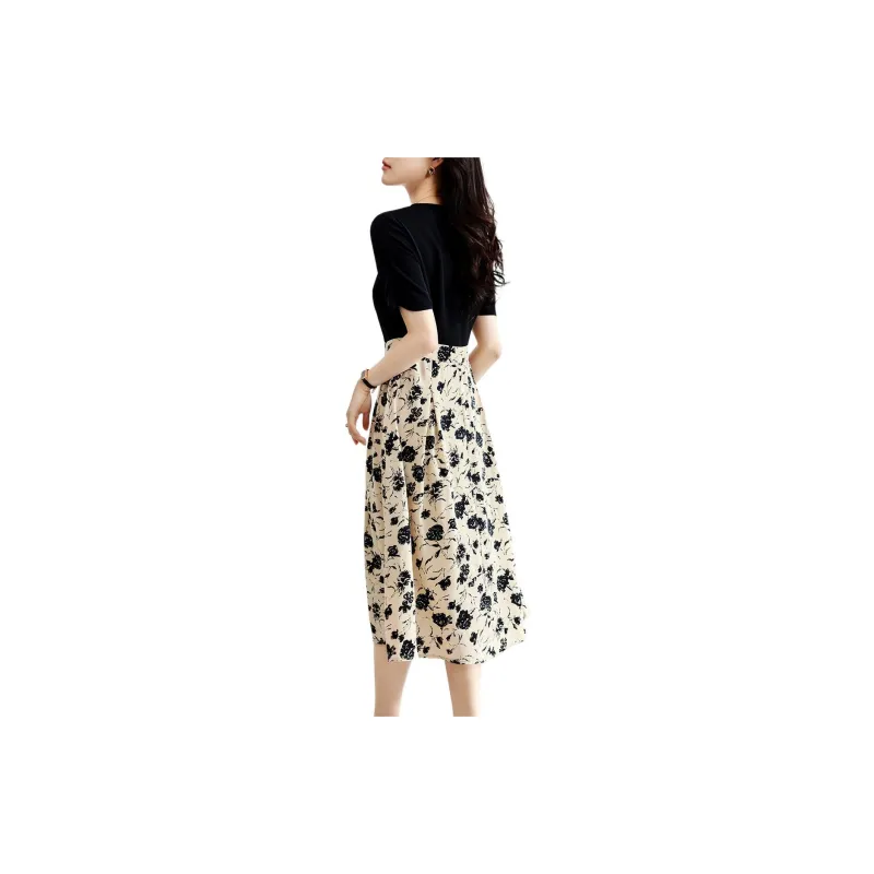 XWI Short Sleeved Dress Women's Black-1