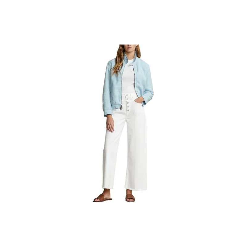 Polo Ralph Lauren SS24 Jackets & Coats Women's Ice White-1