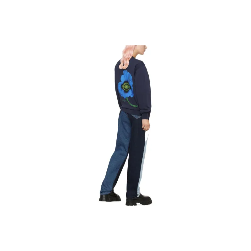 KENZO Poppy print Cotton Sweatshirt-4