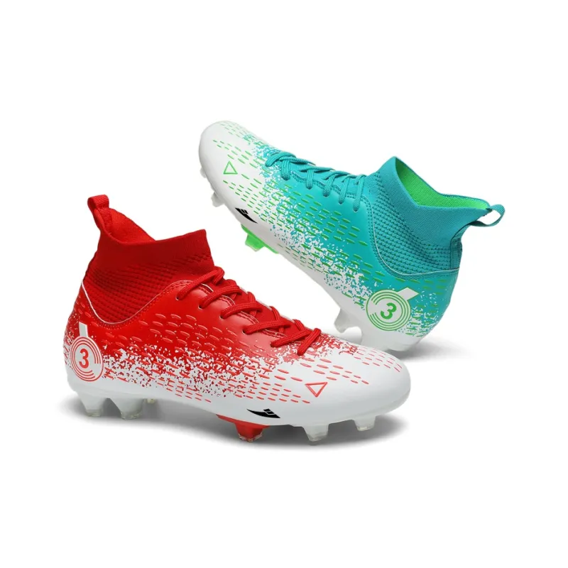 Kuding Slip Resistant And Abrasion Resistant Coverage Soccer Shoes Unisex-9