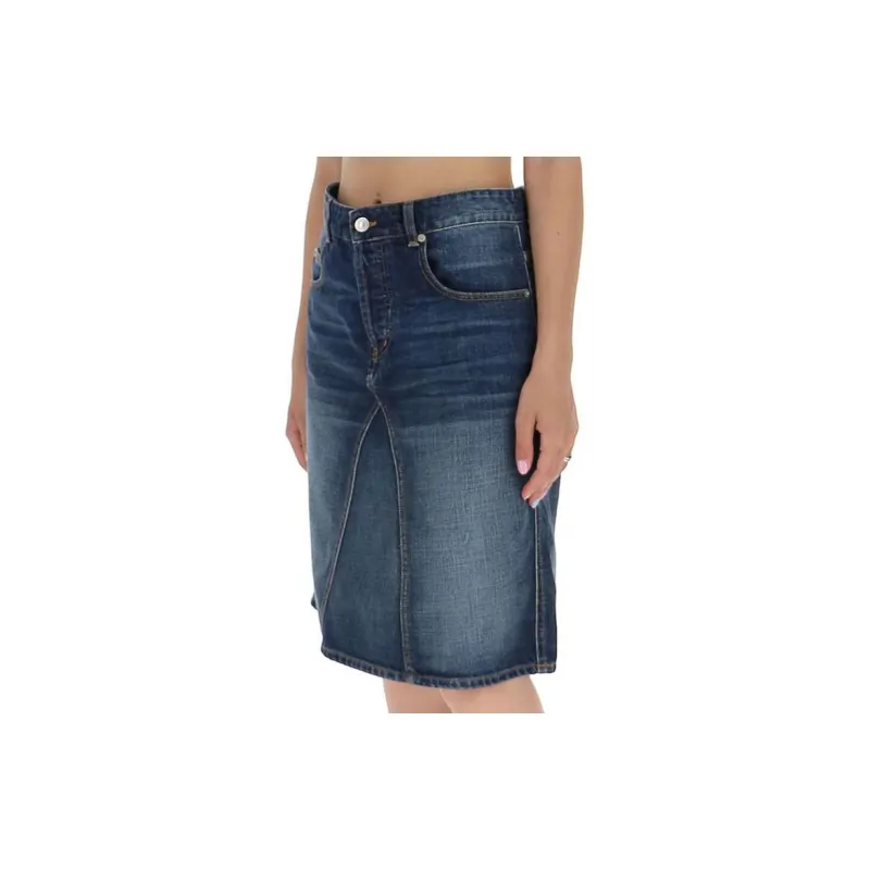 ISABEL MARANT Denim Short Skirts Women's Blue-3