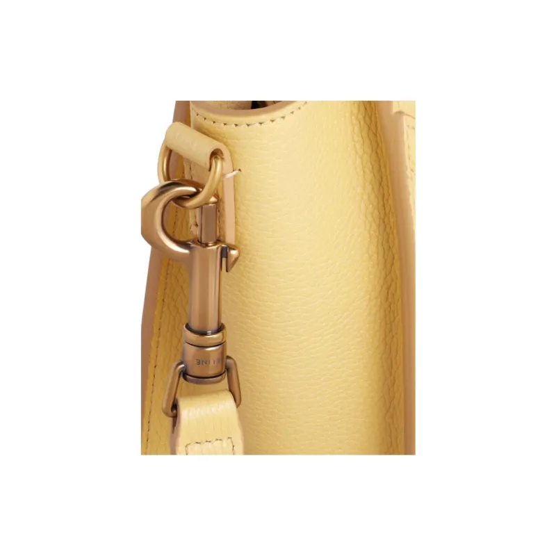 CELINE Luggage Cow Leather One Shoulder Handbag Crossbody Bag Regular Women's Light Orange-3