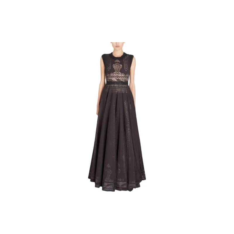 Giambattista Vall i Jardin D'Eden Macramé Maxi Dress-1
