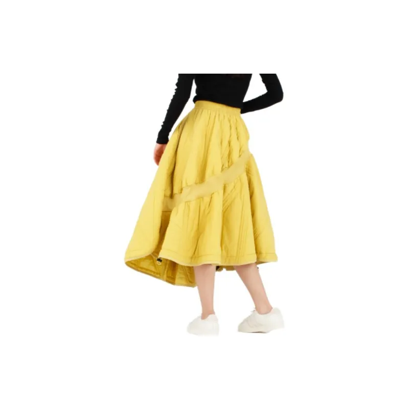 Y-3 Casual Long Skirts Women's Yellow-2