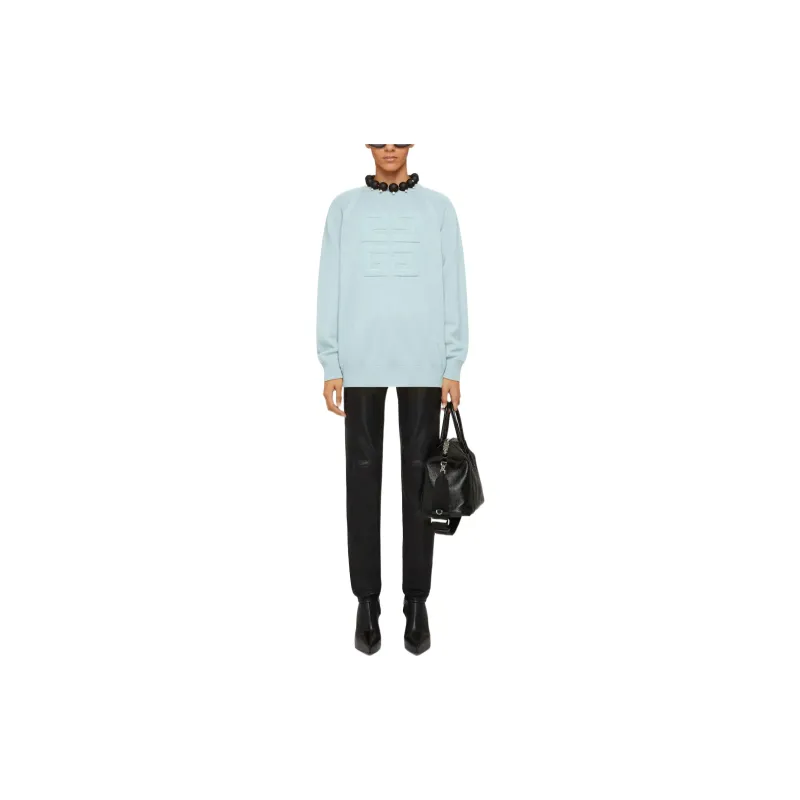Givenchy Cashmere Sweaters Women's Sea Blue-1