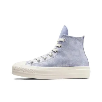 Chuck Taylor All Star Women's Converse Lift Platform High 'Suede Shimmer Lilac Pewter' Women's
