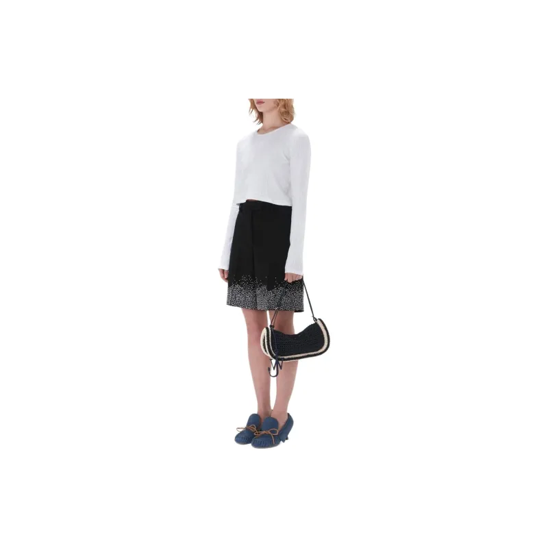 JW Anderson Crystal embellished Tailored Shorts-2
