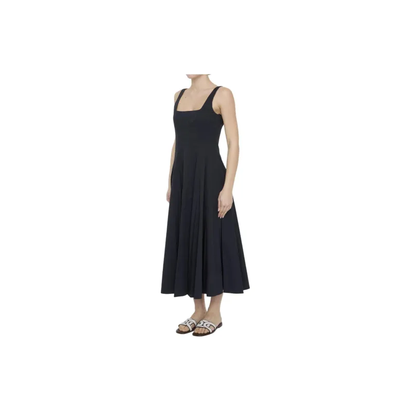 Staud Wells Strapped Midi Dress-4