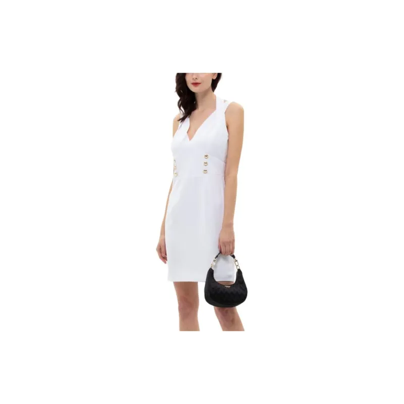 GUESS Sleeveless Dresses Women's White-4