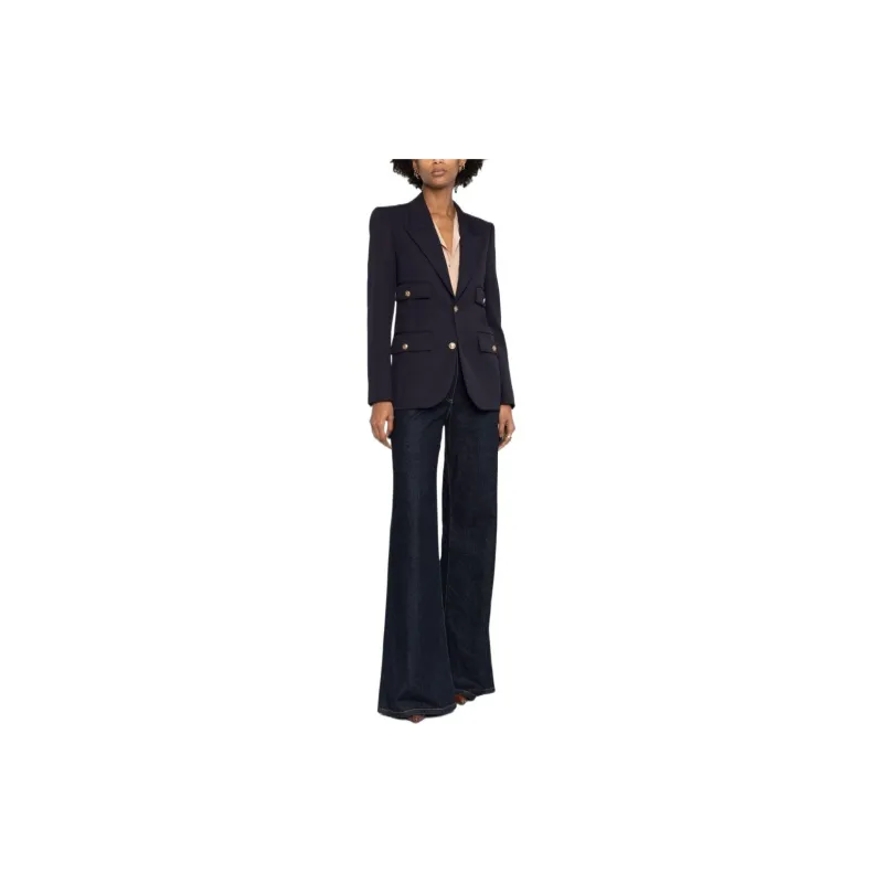 SAINT LAURENT Single breasted Wool Blazer-1