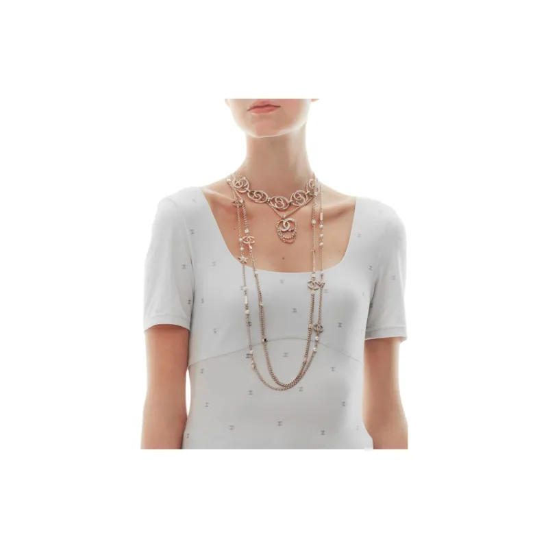 CHANEL T Shirts Women's Gray-3