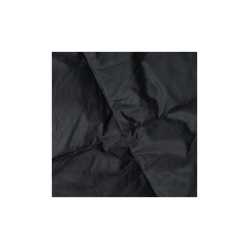 Burberry Diamond Quilted Cotton Gabardine Coat Black-7