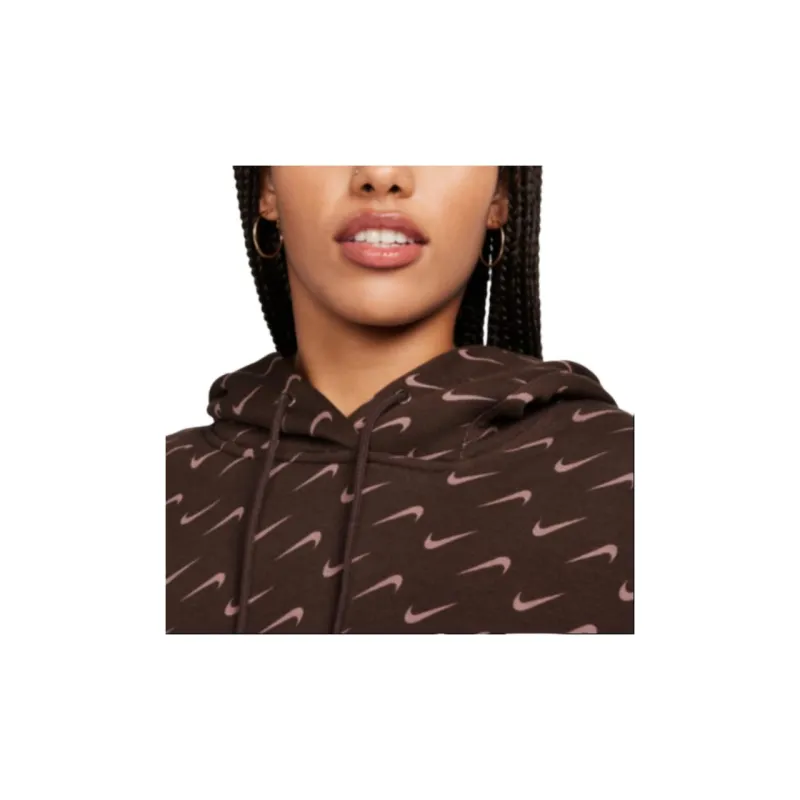 Nike Sportswear Phoenix Fleece Sweatshirt Women's Khaki Brown-4