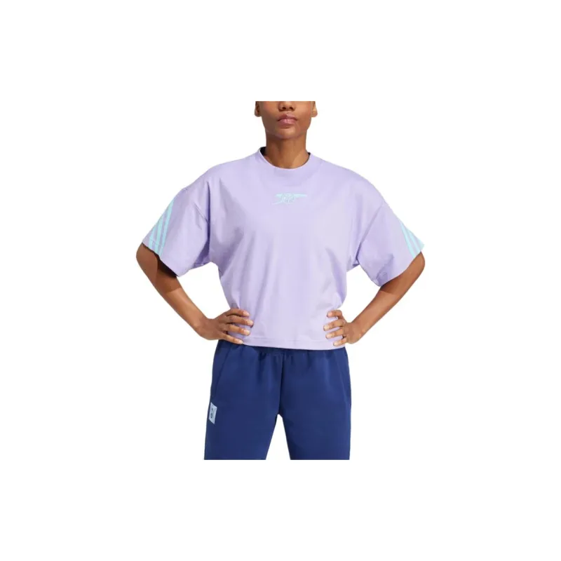 Adidas ArsenalFuture Icons Soccer Jerseys Women's Light Shimmering Purple-1
