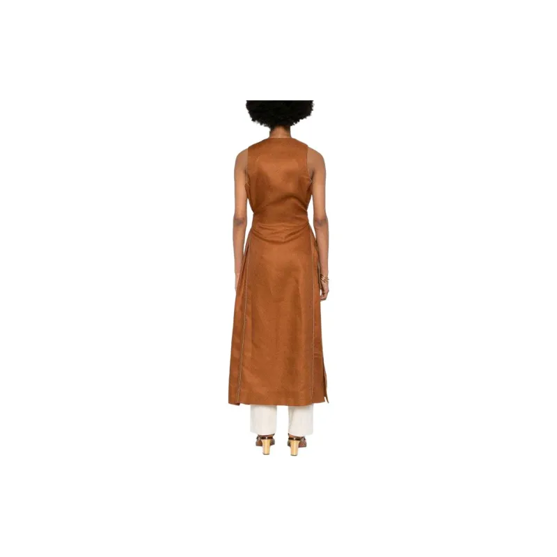 MaxMara Crewneck Belted Jacket-2