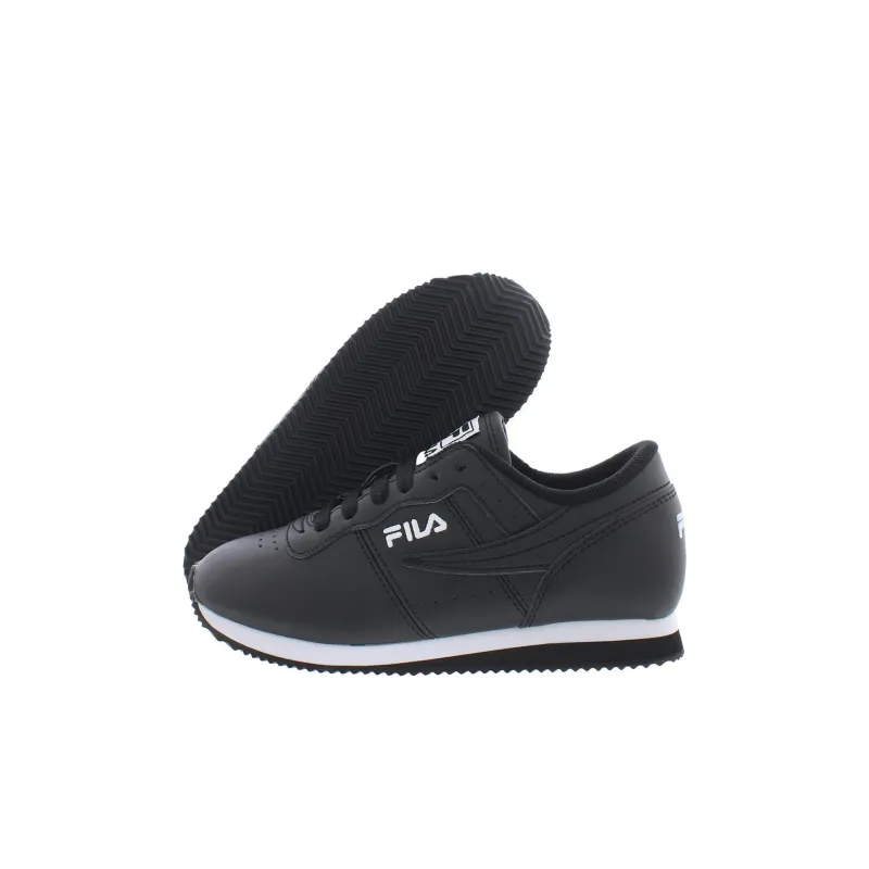 FILA KIDS Machu Durable Breathable Casual Shoes Black White Kids'-3