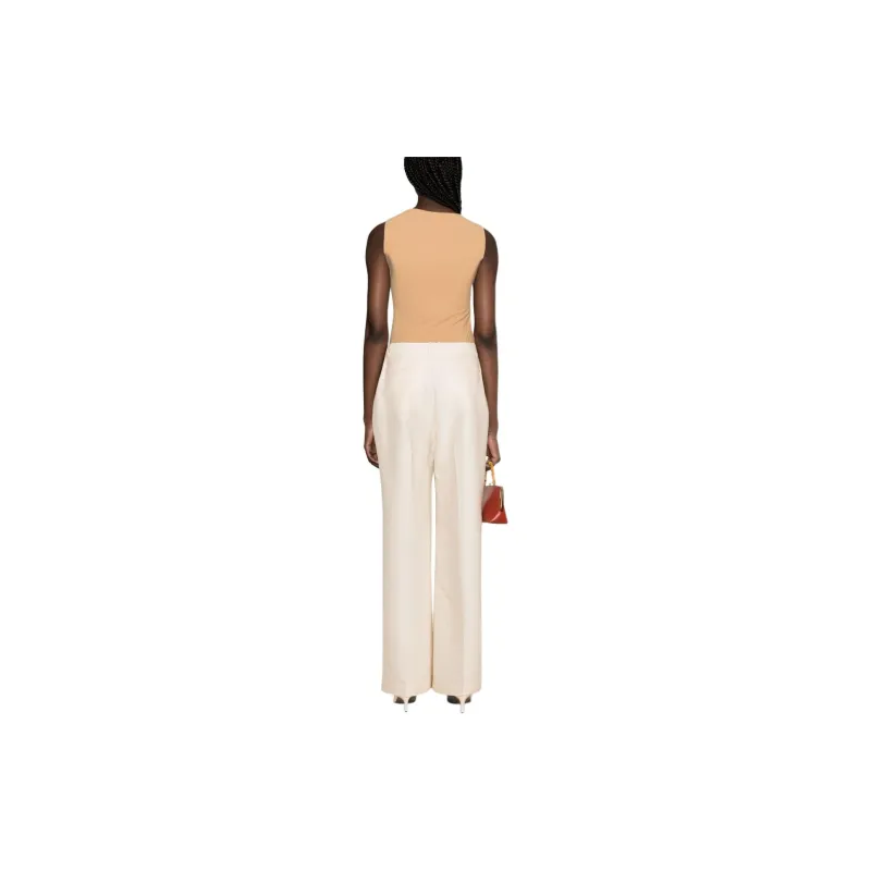 JIL SANDER Round neck Sleeveless Bodysuit-3