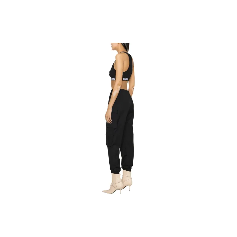 MOSCHINO Sleeveless Sports Shirts Women's Black-3