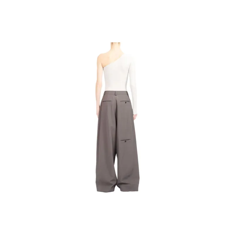 MM6 Maison Margiela Wide leg Tailored Trousers-3