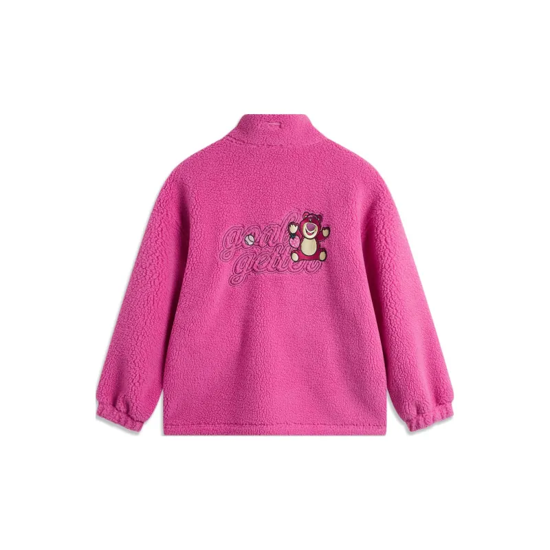 LiNing x Disney Velvet feel Coat Women's Rose Purple-1