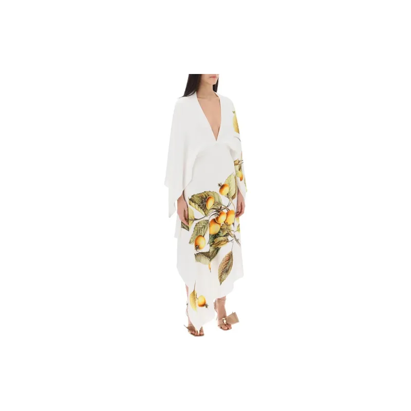 Ferragamo Asymmetric Open Back Midi Dress-1