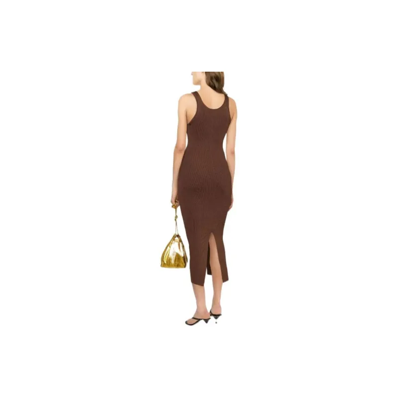 TOTEME Sleeveless Dresses Women's Brown-2