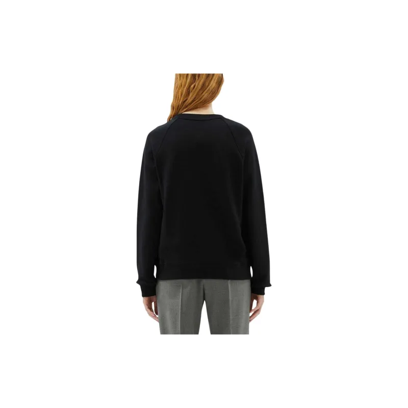 MSGM Logo Printed Crewneck Sweatshirt-2